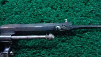 CASED BELGIUM REVOLVER UNUSUAL 4 INCH BAYONET - Image 10 of 17