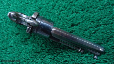 CASED BELGIUM REVOLVER UNUSUAL 4 INCH BAYONET - Image 3 of 17