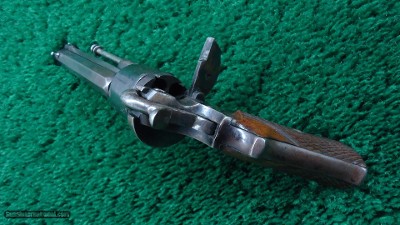 CASED BELGIUM REVOLVER UNUSUAL 4 INCH BAYONET - Image 5 of 17