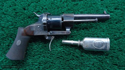 CASED ENGRAVED FRENCH PINFIRE REVOLVER BY LEBOUCHEUX - Image 15 of 19