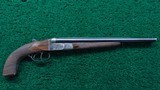 ONE OF A KIND 410 DOUBLE BARREL PISTOL BY FRANCOTTE - 1 of 21
