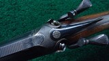 MILLER & VAL GREISS O/U CAPE RIFLE - 12 of 24