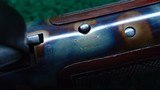HIGHLY EMBELLISHED WINCHESTER 1876 RIFLE IN CALIBER 45-75 - 18 of 25
