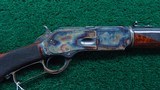 HIGHLY EMBELLISHED WINCHESTER 1876 RIFLE IN CALIBER 45-75 - 1 of 25