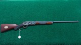 HIGHLY EMBELLISHED WINCHESTER 1876 RIFLE IN CALIBER 45-75 - 25 of 25