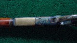 HIGHLY EMBELLISHED WINCHESTER 1876 RIFLE IN CALIBER 45-75 - 11 of 25