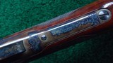 HIGHLY EMBELLISHED WINCHESTER 1876 RIFLE IN CALIBER 45-75 - 8 of 25