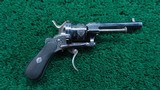 ENGRAVED PINFIRE FRENCH REVOLVER - 1 of 14