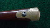 SHARPS MODEL 1851 FACTORY ENGRAVED BOXLOCK CARBINE - 20 of 23