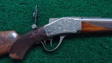 SHARPS 1878 ENGRAVED SPORTING RIFLE - 1 of 21