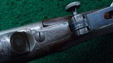 SHARPS 1878 ENGRAVED SPORTING RIFLE - 10 of 21