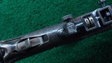ONE OF A KIND FACTORY ENGRAVED WINCHESTER LO-WALL SCHUETZEN RIFLE - 9 of 25
