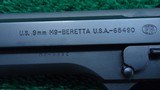BERETTA M9 SPECIAL EDITION
SEMI-AUTO 9MM WITH BOX AND ACCESSORIES - 9 of 23