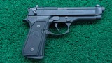 BERETTA M9 SPECIAL EDITION
SEMI-AUTO 9MM WITH BOX AND ACCESSORIES - 1 of 23