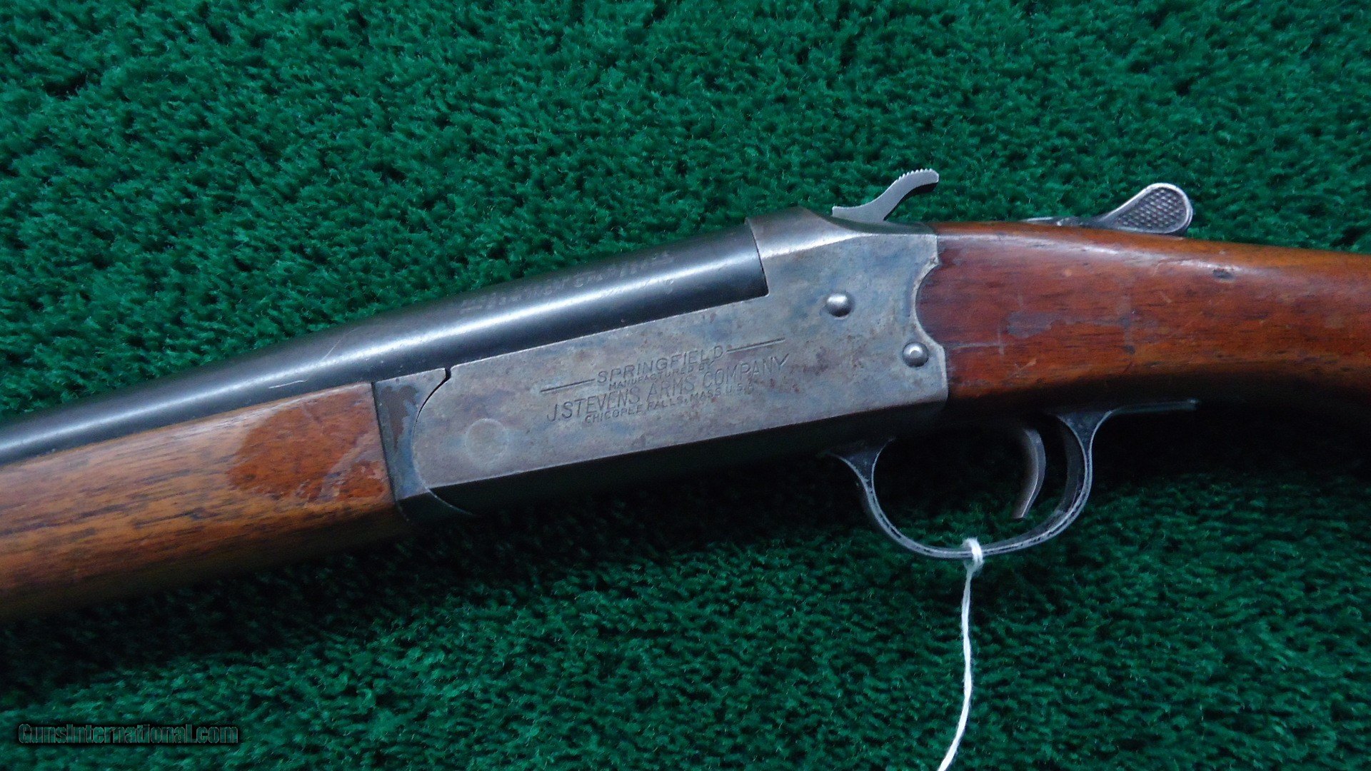 SPRINGFIELD SINGLE BARREL HAMMER 16 GAUGE SHOTGUN