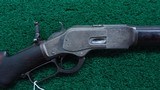 VERY RARE WINCHESTER MODEL 1873 DELUXE RIFLE - 1 of 22