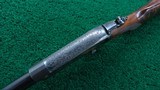 REMINGTON MODEL 14 FACTORY ENGRAVED GOLD INLAID RIFLE IN CALIBER 35 REMINGTON - 4 of 25