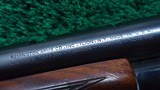 REMINGTON MODEL 14 FACTORY ENGRAVED GOLD INLAID RIFLE IN CALIBER 35 REMINGTON - 18 of 25