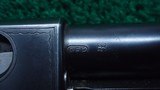 REMINGTON MODEL 14 FACTORY ENGRAVED GOLD INLAID RIFLE IN CALIBER 35 REMINGTON - 19 of 25