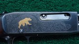 REMINGTON MODEL 14 FACTORY ENGRAVED GOLD INLAID RIFLE IN CALIBER 35 REMINGTON - 9 of 25