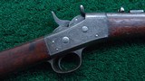 *Sale Pending* - FACTORY ENGRAVED REMINGTON ROLLING BLOCK SADDLE RING CARBINE IN 50 CALIBER - 1 of 22