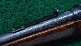 REMINGTON F GRADE FACTORY ENGRAVED MODEL 8 DELUXE RIFLE - 17 of 25