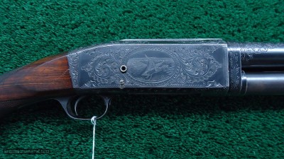 REMINGTON MODEL 10 E GRADE PUMP ACTION 12 GAUGE SHOTGUN