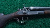 DOUBLE BARREL GERMAN HAMMER 16 GAUGE SHOTGUN - 1 of 23