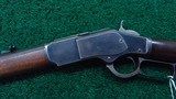 WINCHESTER MODEL 1873 RIFLE WITH A VERY RARE 34 INCH OCTAGON BARREL - 2 of 21