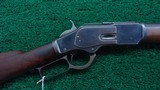 WINCHESTER MODEL 1873 RIFLE WITH A VERY RARE 34 INCH OCTAGON BARREL - 1 of 21