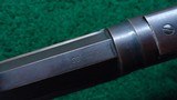WINCHESTER MODEL 1873 RIFLE WITH A VERY RARE 34 INCH OCTAGON BARREL - 6 of 21