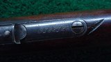 WINCHESTER MODEL 1873 RIFLE WITH A VERY RARE 34 INCH OCTAGON BARREL - 14 of 21