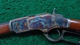 VERY FINE CASE COLORED WINCHESTER MODEL 1873 RIFLE IN CALIBER 38 WCF - 2 of 23