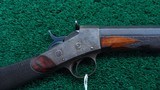 VERY RARE REMINGTON DELUXE MODEL 4 SINGLE SHOT RIFLE IN CALIBER 32 CF - 1 of 20