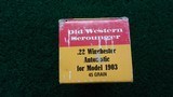 FULL BRICK OF OLD WESTERN SCROUNGER 22 WINCHESTER AUTOMATIC CARTRIDGES - 5 of 11