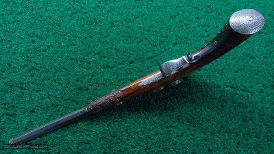 BEAUTIFULLY DONE GERMAN SMALL CALIBER PERCUSSION TARGET PISTOL - Image 4 of 18