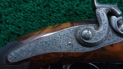 BEAUTIFULLY DONE GERMAN SMALL CALIBER PERCUSSION TARGET PISTOL - Image 7 of 18