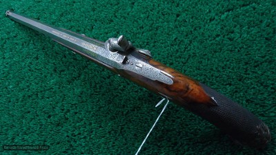 BEAUTIFULLY DONE GERMAN SMALL CALIBER PERCUSSION TARGET PISTOL - Image 5 of 18