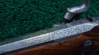 BEAUTIFULLY DONE GERMAN SMALL CALIBER PERCUSSION TARGET PISTOL - Image 12 of 18