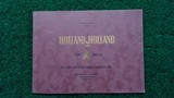 ORIGINAL HOLLAND & HOLLAND LTD CATALOG - 1 of 11