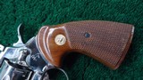 NICKEL FINISH COLT PYTHON 357 REVOLVER - 13 of 15