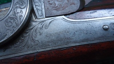 SCHUETZEN PERCUSSION RIFLE BY EDWARD ANSCHUTZ - Image 9 of 21
