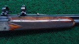 DANGEROUS GAME DOUBLE RIFLE IN CALIBER 458 WIN MAG BY LUDWIG BOROVNIK OF AUSTRIA - 5 of 23