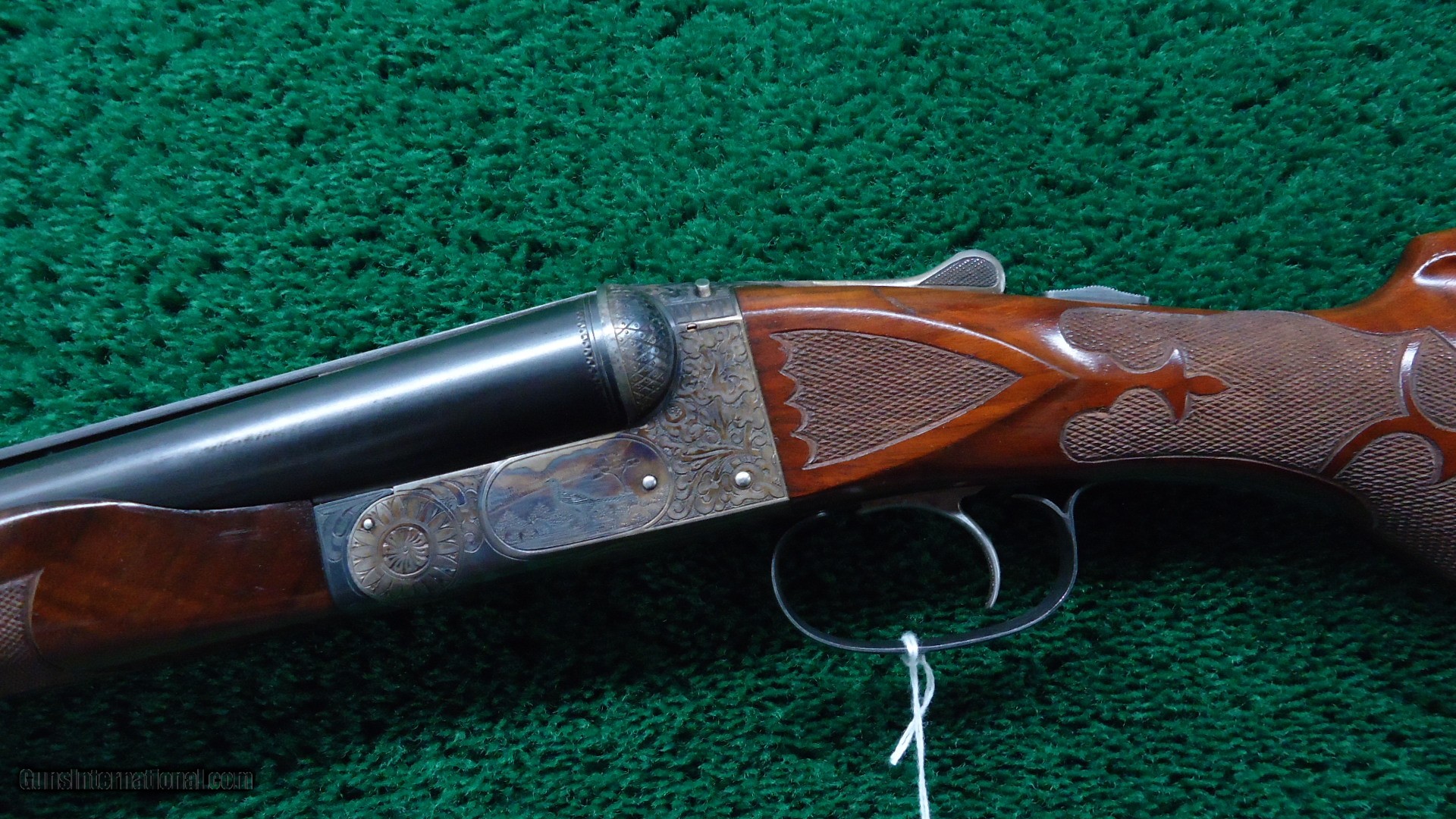 ITHACA NID GRADE 5 DOUBLE 12 GAUGE TRAP SHOTGUN for sale