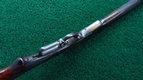 DELUXE WINCHESTER 1873 RIFLE IN 38 WCF - 3 of 20