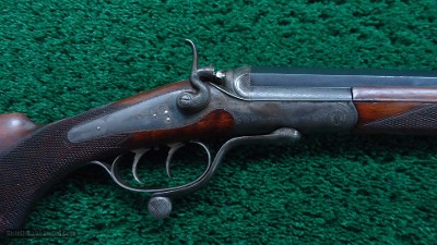 SINGLE SHOT F. ULM ROOK RIFLE IN CALIBER 11.4MM