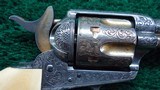FACTORY DOCUMENTED GOLD AND SILVER PLATED HELFRICH ENGRAVED COLT SA - 10 of 16