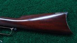 VERY RARE 1873 1ST MODEL RIFLE WITH SPECIAL ORDER 32 INCH BARREL AND FACTORY ENGRAVED - 21 of 25