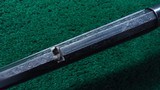 VERY RARE 1873 1ST MODEL RIFLE WITH SPECIAL ORDER 32 INCH BARREL AND FACTORY ENGRAVED - 15 of 25