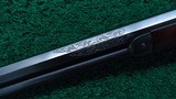 VERY RARE 1873 1ST MODEL RIFLE WITH SPECIAL ORDER 32 INCH BARREL AND FACTORY ENGRAVED - 17 of 25
